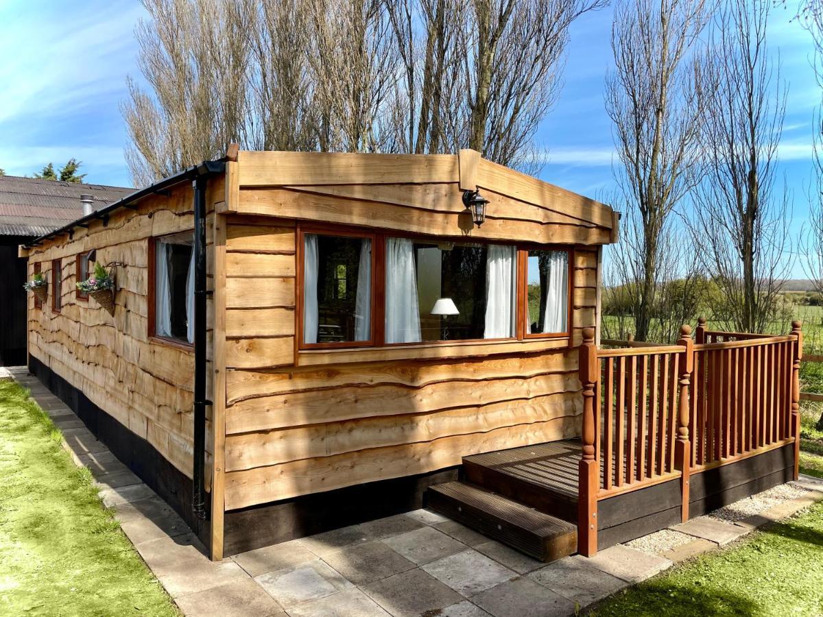 Poplar Lodge Log Caravan Kirkby on Bain Exterior foto
